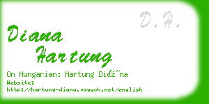 diana hartung business card